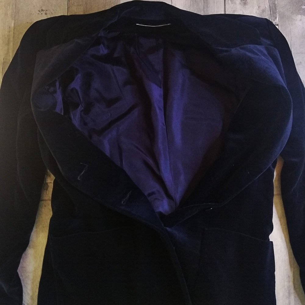 VTG Velour Blazer - JH Collections - Picture 3 of 4